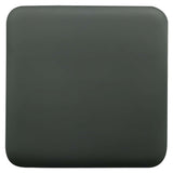 Pewter Green Ceramic Small Square Backlit ADA Color Selectable Wall Sconce by Justice Design