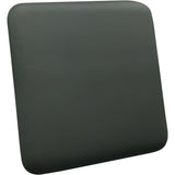 Pewter Green Ceramic Small Square Backlit ADA Color Selectable Wall Sconce by Justice Design