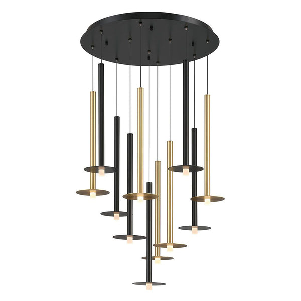Piatto 11 Light Chandelier Mixed By LibCo