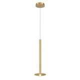 Piatto Pendant Light Plated Brushed Gold By LibCo