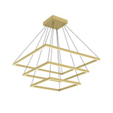 Piazza Three-Tier Suspension — Brushed Gold