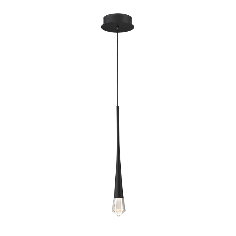 Pierce 1-Light LED Pendant by ET2 - Black
