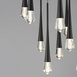 Pierce LED Pendant by ET2 - 12-Light, Black