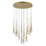 Pierce LED Pendant by ET2 - 12-Light, Gold