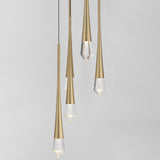Pierce LED Pendant by ET2 - 5-Light, Gold