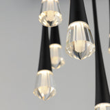 Pierce LED Pendant by ET2 - 9-Light, Black