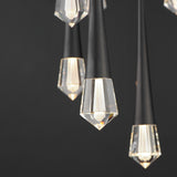 Pierce LED Pendant by ET2 - 9-Light, Black