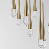 Pierce LED Pendant by ET2 - 9-Light, Gold