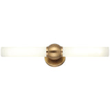 Pierce Vanity Light Aged Gold Brass By Matteo - Front View