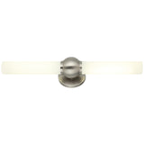 Pierce Vanity Light Brushed Nickel By Matteo - Front View
