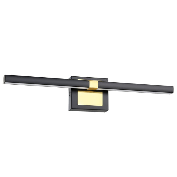 Pierro Vanity Light Black Brushed Brass Small By Eglo