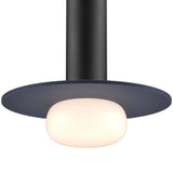 Pillar Large Black Glass Ball Modular Flush Mount Dark Blue By DALS