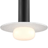 Pillar Large Black Glass Ball Modular Flush Mount Light Grey By DALS