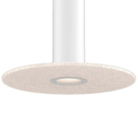 Pillar Large White Modular Flush Mount  74 Inch Light Beige By DALS