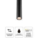 Pillar Large White Modular Flush Mount   By DALS - Lifestyle View6