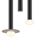 Pillar Small Black Modular Flush Mount By DALS - Lifestyle View1