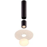 Pillar Small Black Modular Flush Mount By DALS - Lifestyle View2