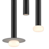 Pillar Small White Glass Ball Modular Flush Mount By DALS - Lifestyle View1