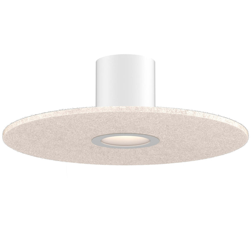Pillar Small White Modular Flush Mount 8 Inch Light Beige By DALS