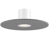 Pillar Small White Modular Flush Mount 8 Inch Medium Grey By DALS