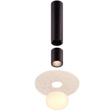 Pillar Small White Modular Flush Mount