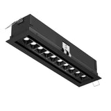 PinPoint 10-Spot Recessed Linear Downlight by Dals - Black
