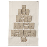 Pine Christmas Maxi Calendar By Ferm Living - Front View
