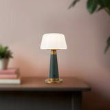 Pine Green Clemence Table Lamp by Alora Lighting