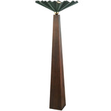 Pine Green Furrow Floor Lamp by Alora Lighting