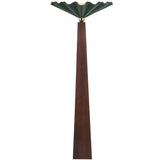 Pine Green Furrow Floor Lamp by Alora Lighting
