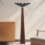 Pine Green Furrow Floor Lamp by Alora Lighting
