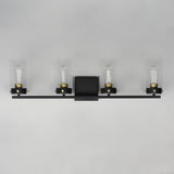 Pinn Bath Vanity Light Black / Satin Brass by Maxim Lighting