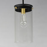 Pinn Large Pendant Black / Satin Brass by Maxim Lighting