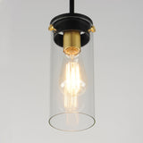Pinn Mini Pendant Black / Satin Brass by Maxim Lighting