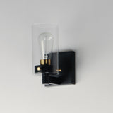 Pinn Wall Sconce Black / Satin Brass by Maxim Lighting