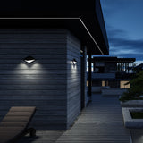 Pique 4CCT Outdoor Wall Sconce By WAC Lighting Lifestyle View
