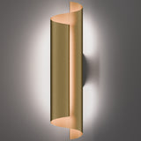 Pirouette Wall Sconce Small Aged Brass By Modern Forms