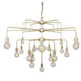 Pisa Chandelier - Polished Brass