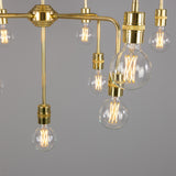 Pisa Chandelier - Polished Brass