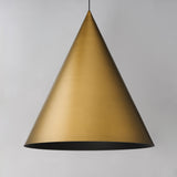 Pitch 30" Vertical LED Pendant by ET2 - Antique Brass