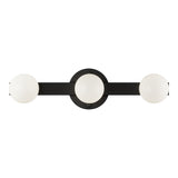 Pizzazz Wall Sconce 3 Light Matte Black
