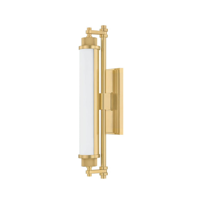 Plandome Bath and Vanity Light - 18 Inch - Aged Brass by Hudson Valley