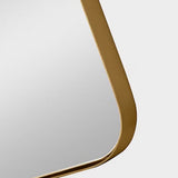 Planer Mirror Large Burnished Brass By Generation Lighting - Detailed View2
