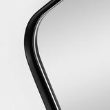 Planer Mirror Large Midnight Black By Generation Lighting - Detailed View1