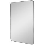 Planer Mirror Large Polished Nickel By Generation Lighting - Side View1