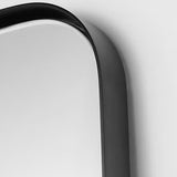 Planer Mirror Small Midnight Black By Generation Lighting - Detailed View1