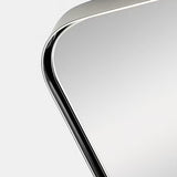Planer Mirror Small Polished Nickel By Generation Lighting - Detailed View1