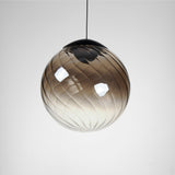 Planetary 1 Light LED Pendant Smoke Black By ET2 