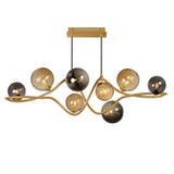 Planetary 8-Light LED Linear Pendant by ET2