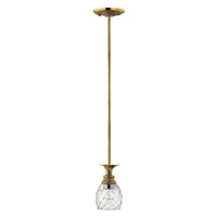 Plantation Extra Small Pendant - Burnished Brass - by Hinkley